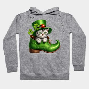 American Shorthair Cat Shoes For Patricks Day Hoodie